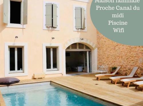 L'Authentique, maison de village avec piscine 12 personnes