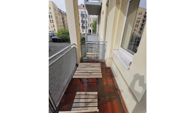 L Center Leipzig - Studio apartment for 2 with a balcony
