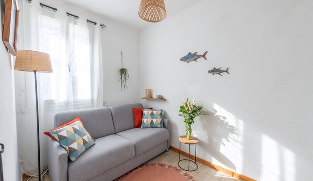 L'Echappée Bleue - Appt pour 3 Vue mer latérale
