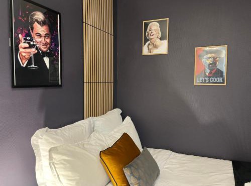 L'icône du cinéma - Studio cosy - Gare - Centre-ville Evreux - Wifi