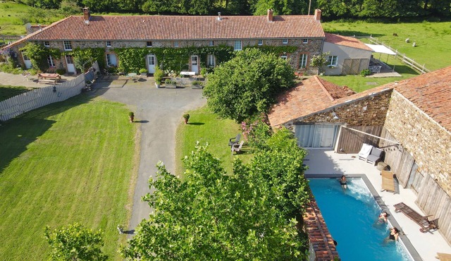 La Maison de Coton, swimming pool, countryside, 5 pers. Les Gîtes de l'Etang des Noues