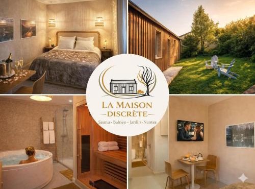La Maison Discrète - Sauna Balnéo, jardin - Nantes