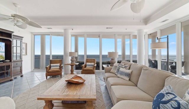 La Playa 1103- Beach Front Views with Wrap-Around Terrace!
