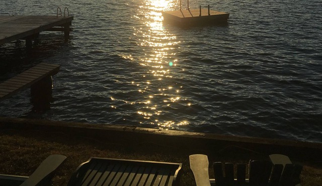 Lake front cottage with 112 foot lake front and beach! Newly renovated in 2019!