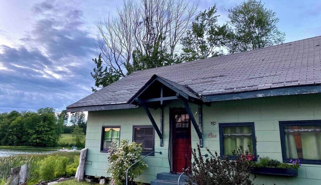 Lake Front Rustic Cabin #1 on Private Lake!