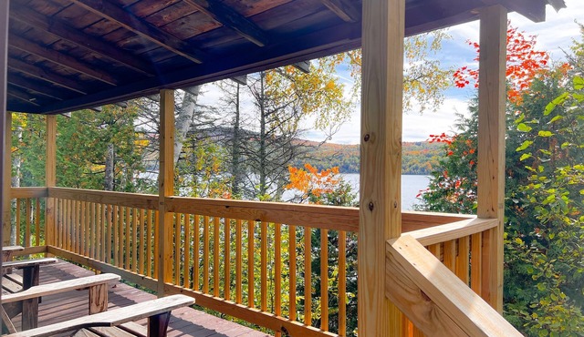 Lakefront Cabin on Rangeley Lake: Sauna & views