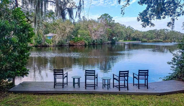 Lakefront home with private pool & outdoor space for entertaining
