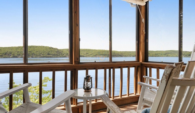 Lakefront home with incredible views and year-round outdoor activities