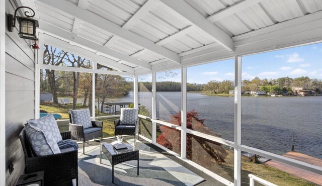 Lakefront Paradise w Private Dock & Stunning Views