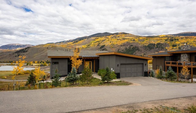 Lakefront Retreat | Private Hot Tub & Firepit | Summit Sky Ranch