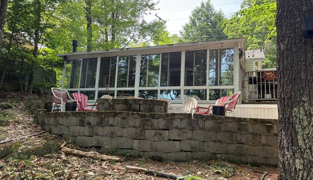Lakefront Sebago Getaway with Dock, Canoe & Cozy Campfire Nights
