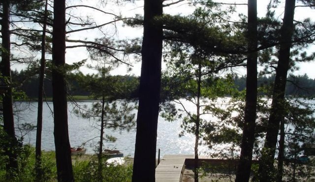 Lakeside Log Home, dog-friendly, fireplace, free boats, fishing, swimming
