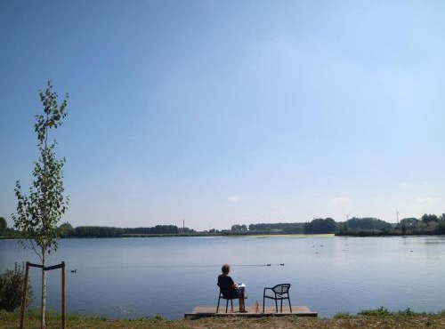 Lakeview villa with swimming and fishing pier