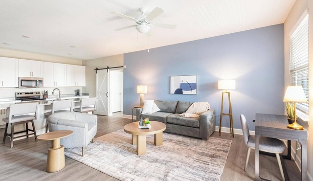 Landing | Stylish 2BD, Pool, Yoga Studio