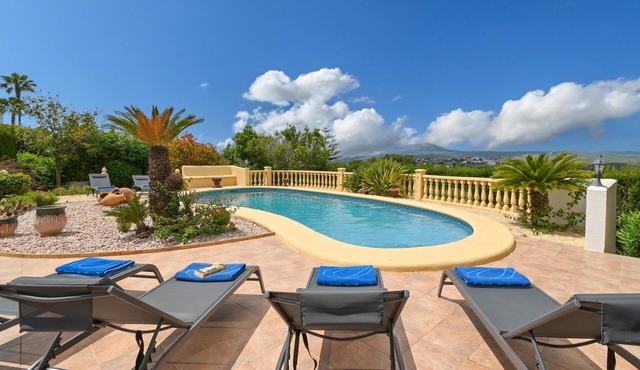 Large and comfortable villa in Javea, on the Costa Blanca, Spain with private pool for 4 persons