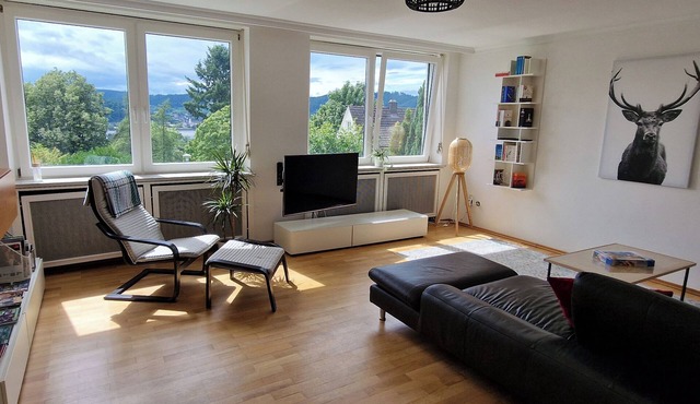 Large and quiet apartment with mountain views in historic Gengenbach