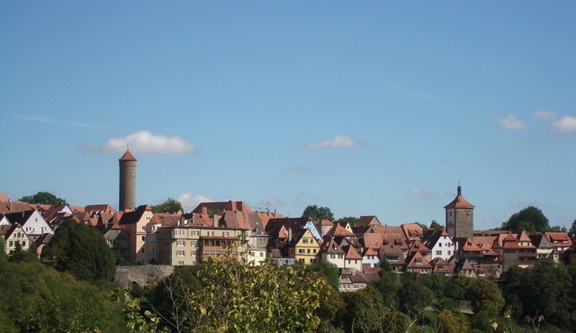 large apartment with 2 bedrooms. for 4 people at Rothenburg o.d.T.