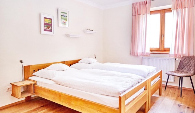Large, bright vacation apartment (75sqm) with a view of the entire range of the Bavarian Forest