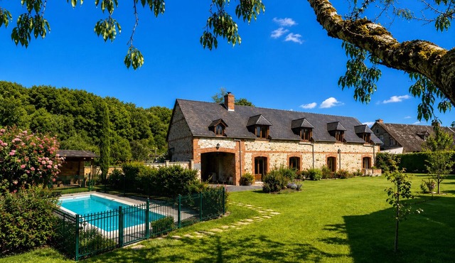 Large family house with heated pool - Near Etretat (12 guests)