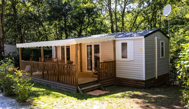 Large mobile home 5-7 of 30m2 - 2 bedrooms 5 persons