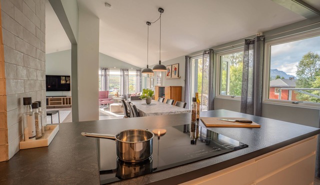 Large modern house, perfect for Northern lights chasing