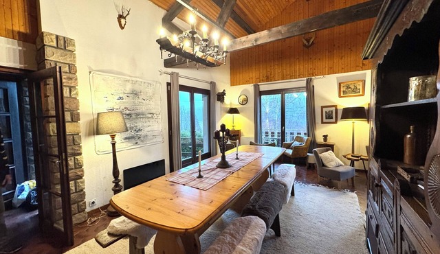 Large panoramic chalet in the Hautes Vosges: charm, sauna, fireplace & ridge views