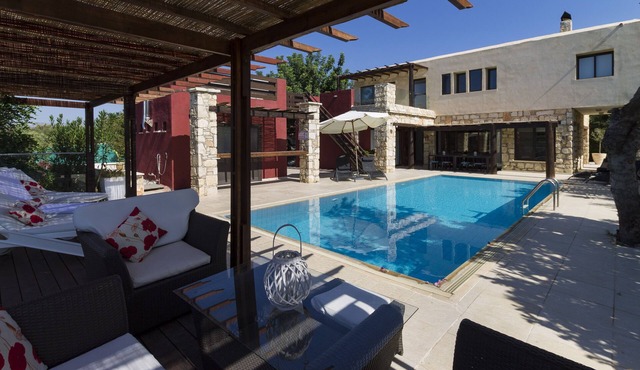 Large Secluded Stone Built Villa with Free 7 Seater Car