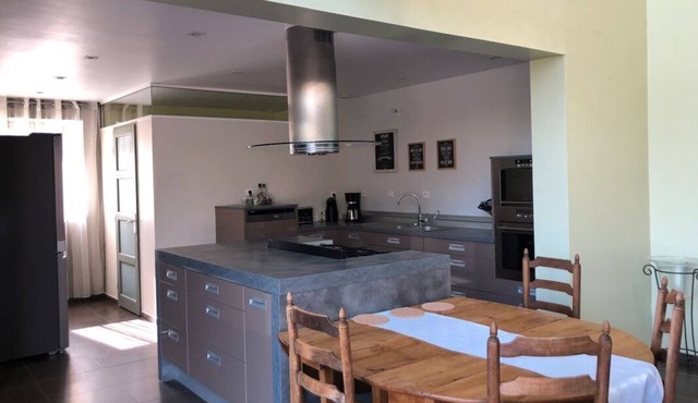 Large self-catering cottage with heated indoor pool