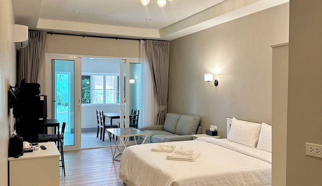 Large Studio with Kitchen – 50m from Jomtien Beach