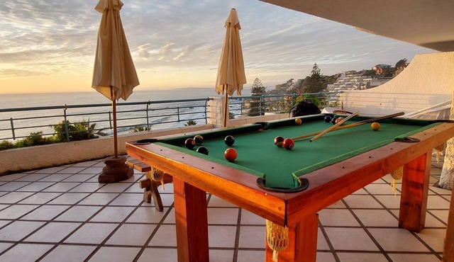 Large terrace in first line, Playa Amarilla