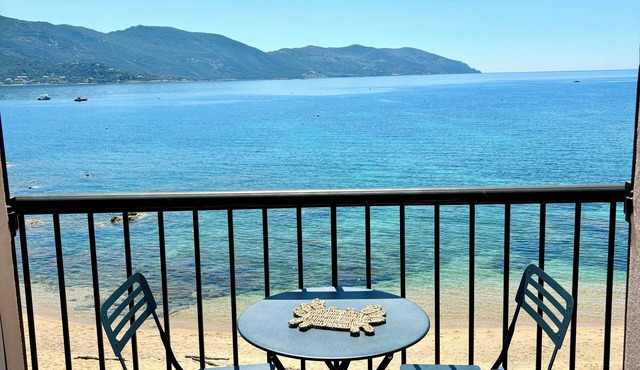 Large waterfront studio - direct access to the beach