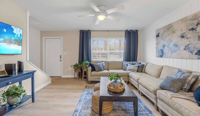 Launch & Lounge: Cozy Cape Canaveral Beach Townhome Near Surf & Space!