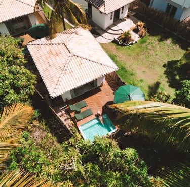 LAUS Bangalôs Experience - Piscina Privativa - Praia de Algodões - Península de Maraú - Bahia