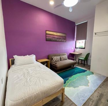 Lavender Theme Walk Up Apartment Matang