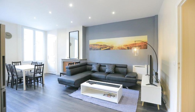 Le 34 Malon, T5 hypercentre chic et cosy, wifi, netflix par SOVALFI