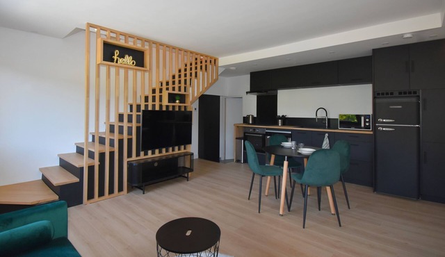 Le Black Bulle apartment in Le Bourget du Lac