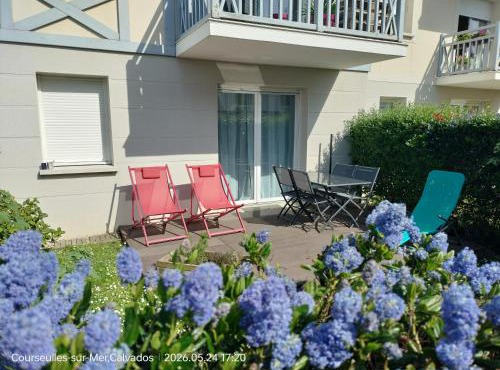 Le Calme Marin avec jardin à 150m de la plage