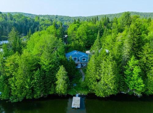 Le Chalet Bleu, spa au bord du lac