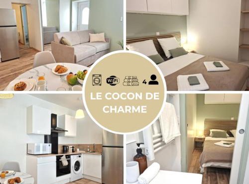Le Cocon de Charme - 4pers - 2min Halle Marcadieu - 6min centre ville