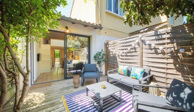 Le Cocon I - Private garden terrace with parking