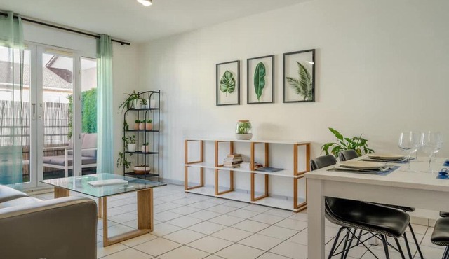 Le Jardin de l'Atrium - Appartement moderne proche de Genève et Palexpo