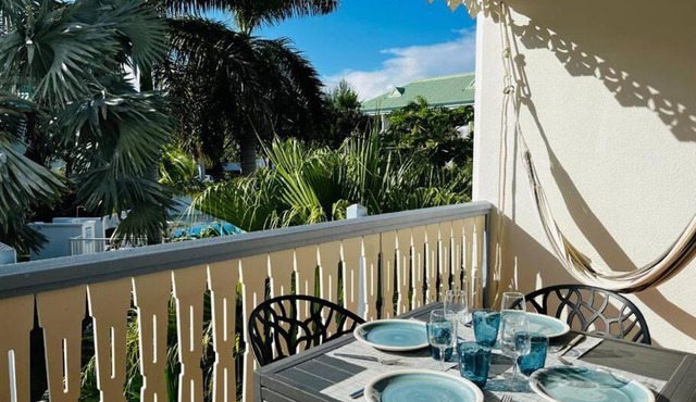 Le Palmier Bleu, cocon tropical, plage & piscine