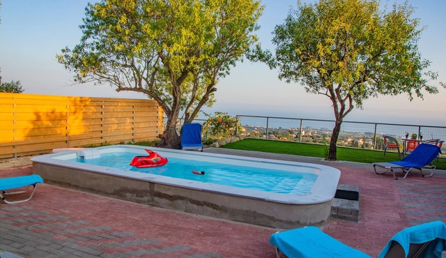 Le paradis d Elli. Beautifull view, 2 bedroom,private pool, peacfull villa