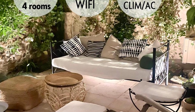 Le Patio Roujanais by GC - Clim - Wifi