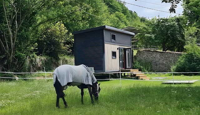 Le Petit Haras De Valmont Chalet with Private Terrace, Garden, and Air Conditioning