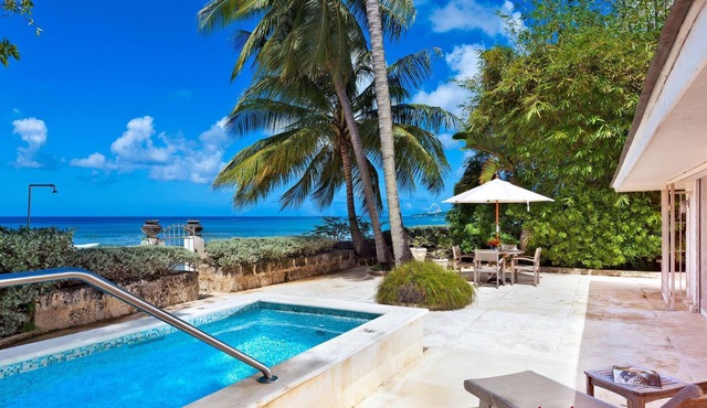 Leamington Cottage in St Peter by Personal Villas - Beachfront Cottage with Great Sea Views