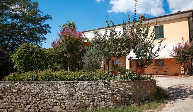 Leonardo's cottage. Typical Tuscan farmhouse in the Vinci countryside