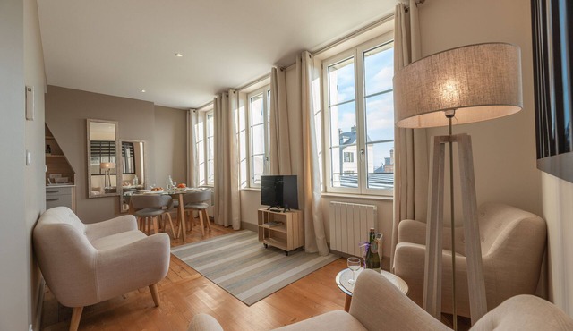 Les Mouailleries on the ground floor 2 bedrooms 2 bathrooms