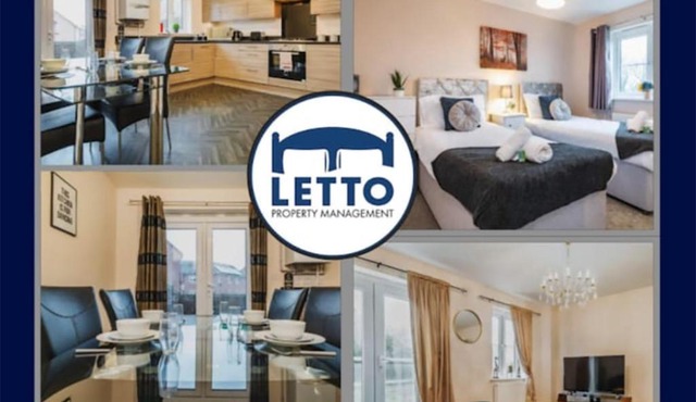 Letto Serviced Accommodation -Sleeps 7 - PE7 - FREE Parking