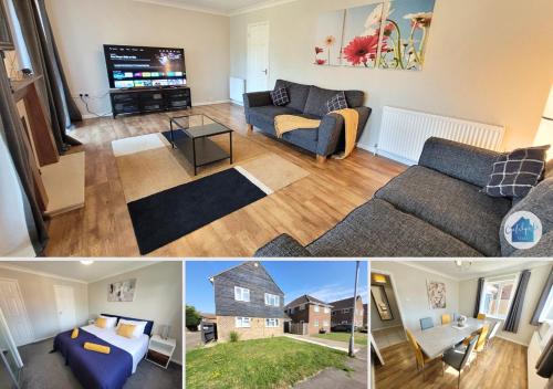 Lexden Contractor Base- Modern 4 bed with Parking, WiFi & Quick Access to Sites- Catchpole Stays